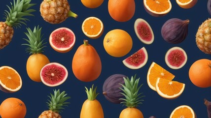 set of fruits