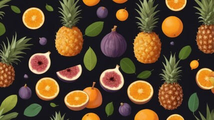 set of fruits