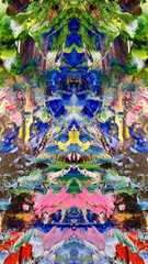 Abstract background wallpaper. Ethnic pattern. Mixtures of oil paint. Trendy hand painting canvas. Wall decor and Wall art prints Idea. 3D Texture. Art object