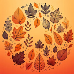 autumn leaves background