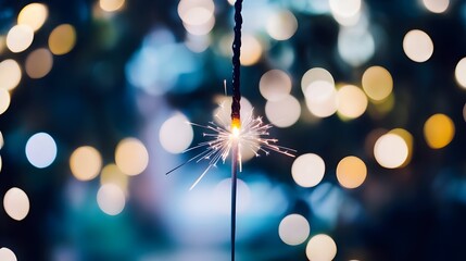 Sparkler Celebration Bright Lights Holiday Joy Fireworks Evening