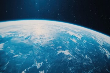 Obraz premium Stunning View of Earth from Outer Space