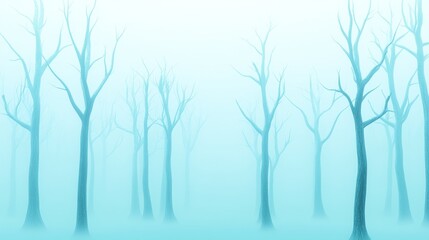 Obraz premium Mysterious Haunted Forest with Zombies and Eerie Fog - Hyper Realistic Halloween Scenery for Spooky Themes.