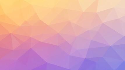 Obraz premium blending pastel hues of yellow, purple, and blue Tones Geometric Triangles Grainy Texture. background with Subtle Gradients and Muted Colors 