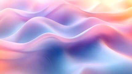 Obraz premium Abstract background with soft, pastel colors and flowing, wavy lines.