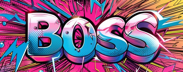 Obraz premium Exciting pop art background with 