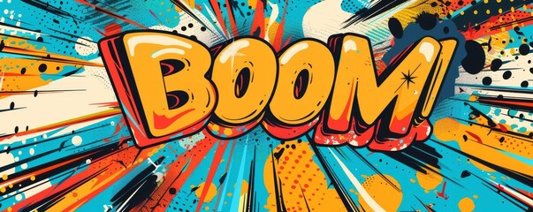 Obraz premium Abstract pop art background with 