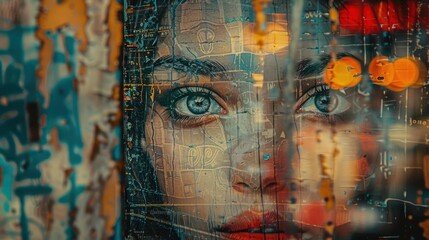 Vintage posters with nostalgic designs, artistic and vibrant, Urban, Soft tones, Photograph, Cultural heritage