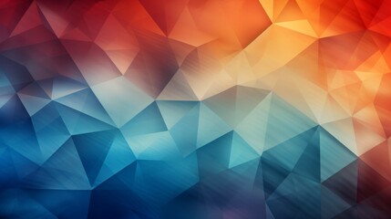 Obraz premium colorful Tones Geometric Triangles Grainy Texture. background with Subtle Gradients and Muted Colors 