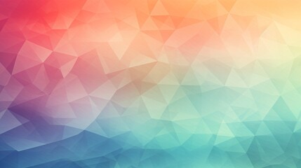 colorful Tones Geometric Triangles Grainy Texture. background with Subtle Gradients and Muted Colors 