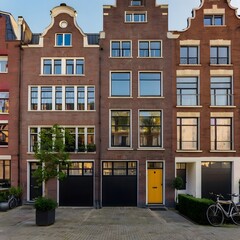 town houses in Amsterdam 