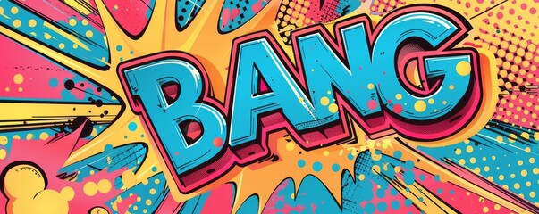 Obraz premium Playful pop art background with 