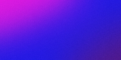 Grainy gradient background of purple, blue and pink colors. Noise texture. abstract purple blue pink gradient. background design. colorful background with space for design