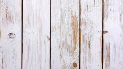 Fototapeta premium Natural White Wooden Boards with Texture Detail