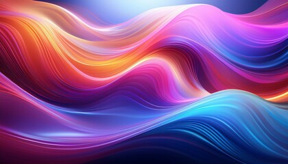 Fototapeta premium 幻想的なエネルギーが空間を満たすかのような、未来的で神秘的な抽象アート