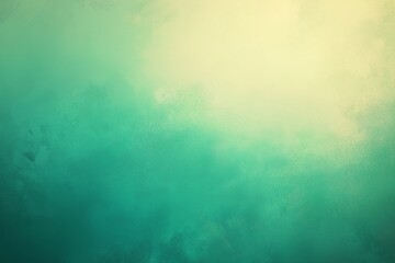 Obraz premium Abstract background featuring a smooth gradient in shades of green and turquoise, evoking freshness and health