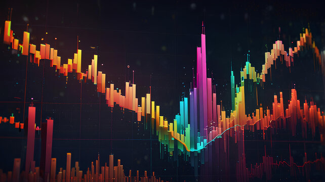 Dynamic Market Art: Visualizing Finance with Creativity and Color - gen ai