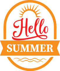 unique summer t-shirt design for usa and summer background