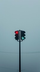 Traffic light pole architecture electricity illuminated.