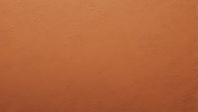 minimalist style abstract illustration background featuring a textured surface with a uniform, warm terracotta color, grungy orange backdrop