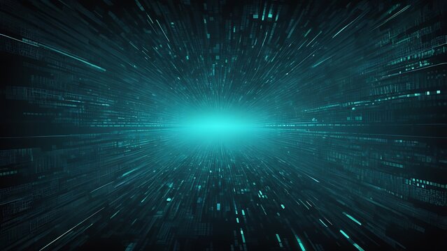 Abstract Technology Binary code illustration Background with binary data 