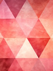 red Tones Geometric Triangles Grainy Texture. background with Subtle Gradients and Muted Colors