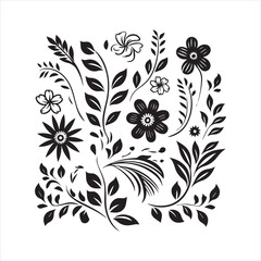 lily of the valley, flower, floral, nature, vector, illustration, leaf, pattern, flowers, plant, design, decoration, spring, art, ornament, summer, blossom, bouquet, element, flora, card, beauty, wall