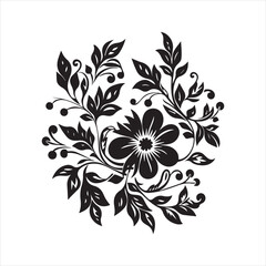Obraz premium lily of the valley, flower, floral, nature, vector, illustration, leaf, pattern, flowers, plant, design, decoration, spring, art, ornament, summer, blossom, bouquet, element, flora, card, beauty, wall