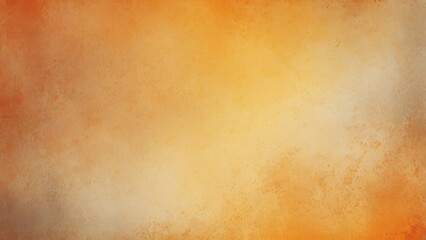 Fototapeta premium Vintage abstract grungy textured background of a orange blank old paper with yellow and red splashes on it 