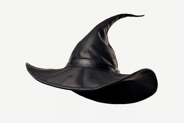 Black halloween witch hat black clothing apparel.