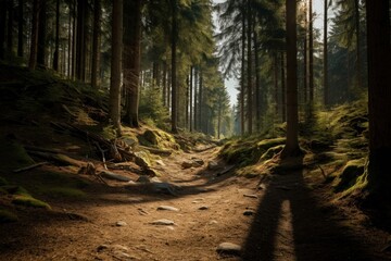 Obraz premium Forest nature wilderness landscape.