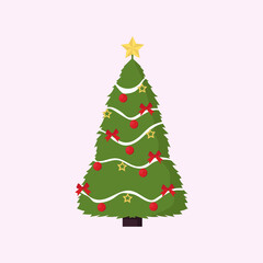 christmas tree illustration
