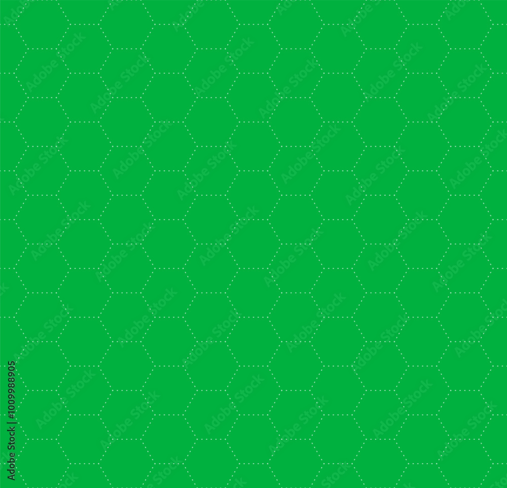 Poster vr hud futuristic chromakey screen hexagons grid. hexagonal head up display chroma key seamless patt