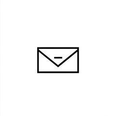 Envelope Icon, Minimal Simple Logo