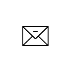 Envelope Icon, Minimal Simple Logo