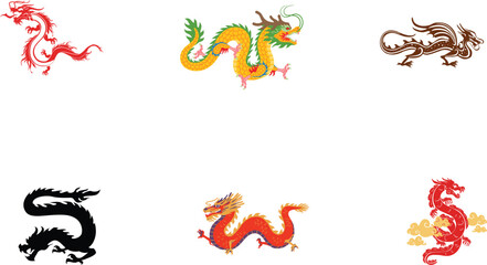 Obraz premium chinese new year dragon