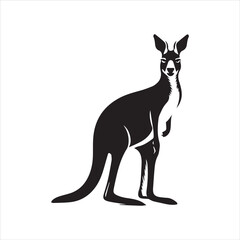 kangaroo illustration,animal, cartoon, vector, illustration, donkey, mammal