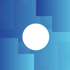 Modern Line with Circle Blue Abstract Background. Simple minimal halftone color gradient, modern pattern backgrounds