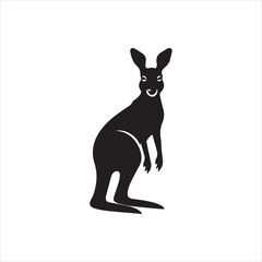 kangaroo illustration, animal, rabbit, cartoon, vector, illustration, bunny, kangaroo, donkey, mammal, hare, funny, easter, cute, art, silhouette, isolated, drawing, nature, white, character, farm, 