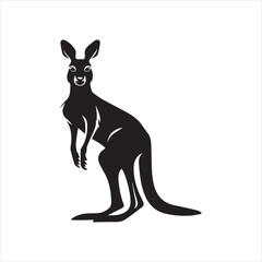 kangaroo illustration,animal, cartoon, vector, illustration, donkey, mammal