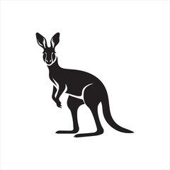 kangaroo illustration, animal, rabbit, cartoon, vector, illustration, bunny, kangaroo, donkey, mammal, hare, funny, easter, cute, art, silhouette, isolated, drawing, nature, white, character, farm, 