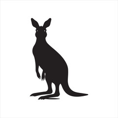 kangaroo illustration, animal, rabbit, cartoon, vector, illustration, bunny, kangaroo, donkey, mammal, hare, funny, easter, cute, art, silhouette, isolated, drawing, nature, white, character, farm, 