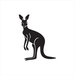 kangaroo illustration, animal, rabbit, cartoon, vector, illustration, bunny, kangaroo, donkey, mammal, hare, funny, easter, cute, art, silhouette, isolated, drawing, nature, white, character, farm, 