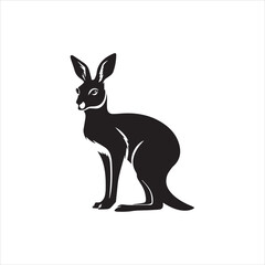 kangaroo illustration,animal, cartoon, vector, illustration, donkey, mammal