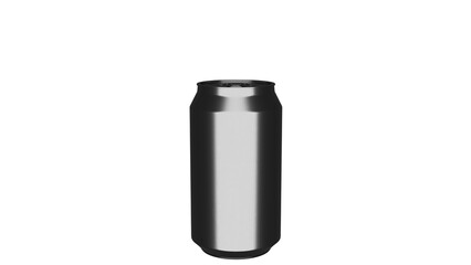 a can of soda on a white background