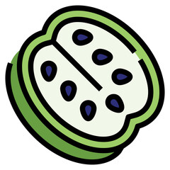 Soursop Fruit Icon