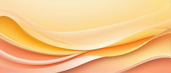 Abstract Yellow and Orange Waves