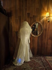 bride in a wedding dress