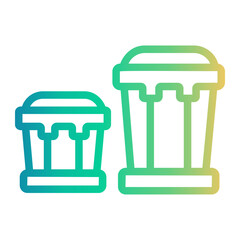 bongos Line Gradient Icon