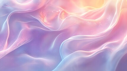 Obraz premium Soothing Gradient of Pastel Pink Purple and Blue Colors for a Serene Experience